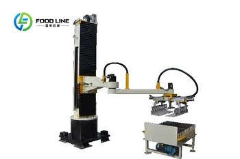 Robot Pallettizzatore Industriale per Sacchi e Cartoni con Braccio Flessibile per Impilamento Stabile e Imballaggio Automatico