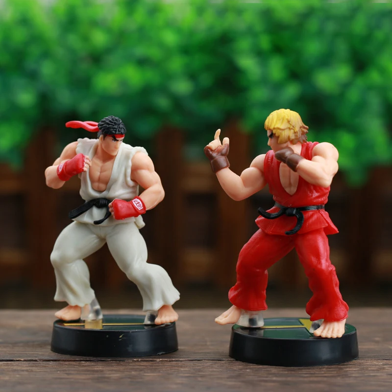 Street Fighter Ryu Ken Action Figure  Dolls Action Figure Street Fighter -  Anime - Aliexpress