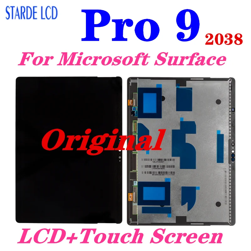 

13" Original For Microsoft Surface Pro 9 2038 LCD Display Touch Screen Digitizer Assembly For Surface Pro 9 LCD Replacement