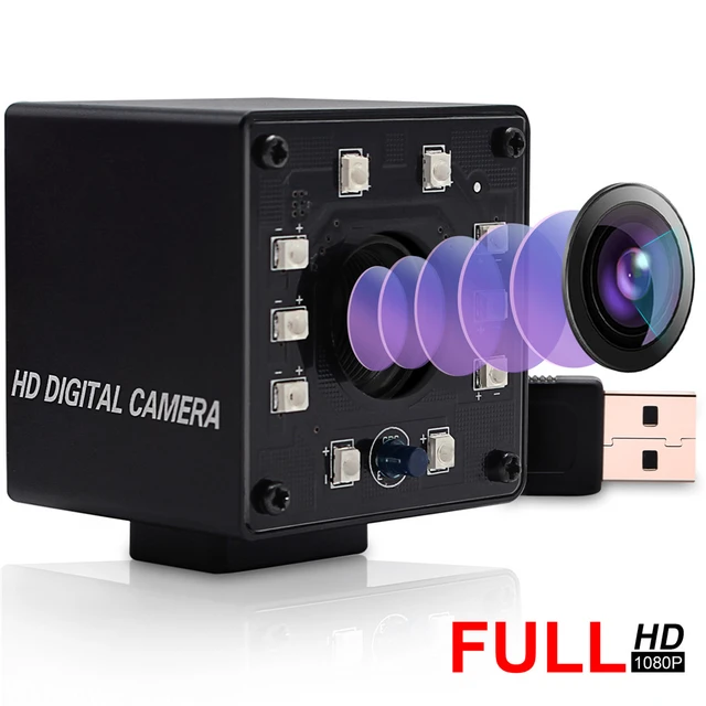 ELP USB camera 2 megapixel Full HD 1080P cmos OV2710 VGA 120FPS UVC mini micro IR night vision usb webcam for Linux system