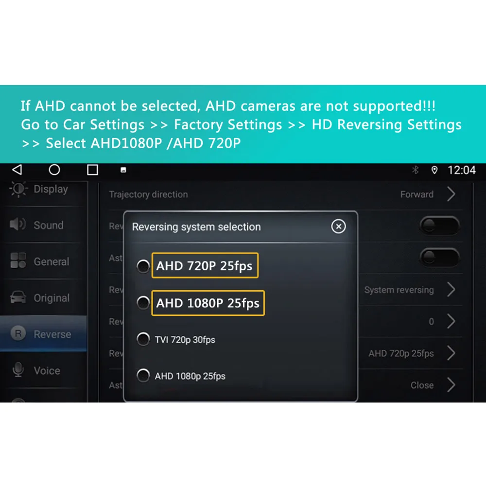 QMKJ 360 Degree Surround Camera 720P/1080P AHD 8K Golden
