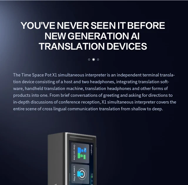 Timekettle X-1 Interpreter Hub(リアルタイム翻訳) X1 AI Interpreter Hub – Timekettle