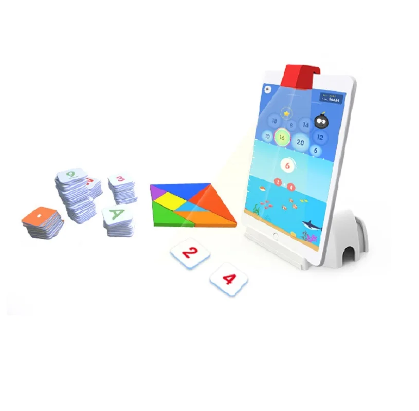 AI Smart Playmate for Your Device STEM Math Alphabet Learning Educational Toy Interactive Tangram Cogntive Puzzle Kid Ages 3-8