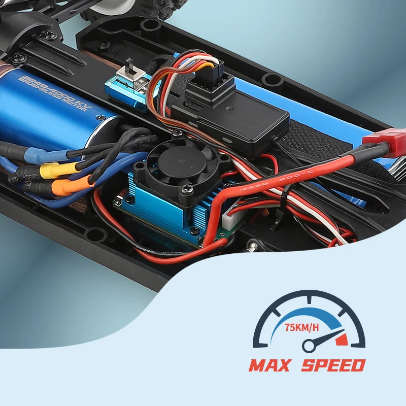 WLtoys 124017 브러시리스 4WD 전기 고속 드리프트 원격 제어 완구, 75 KM/H 124019 55 KM/H 124008 60 KM/H 2.4G RC 자동차, 3000mAh