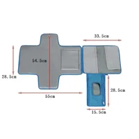 Matelas à langer Portable pour bébé, avec poches, Kit de Station à langer de voyage étanche, cadeaux pour bébé 5