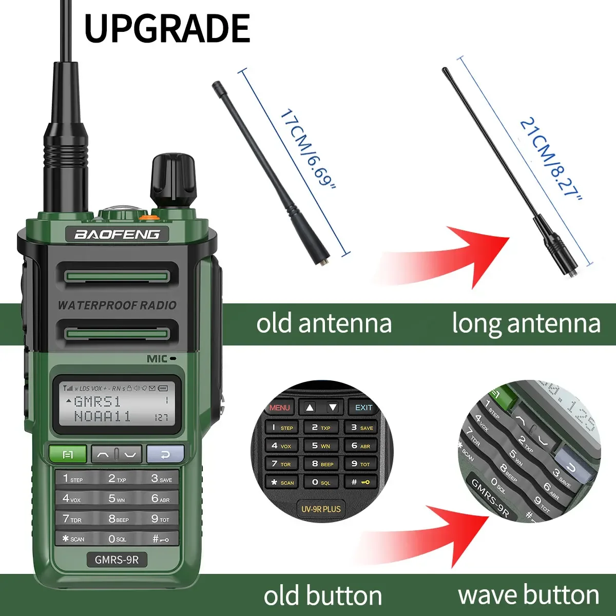 Рисунок 3 - Baofeng GMRS-9R WalkieTalkie IP67