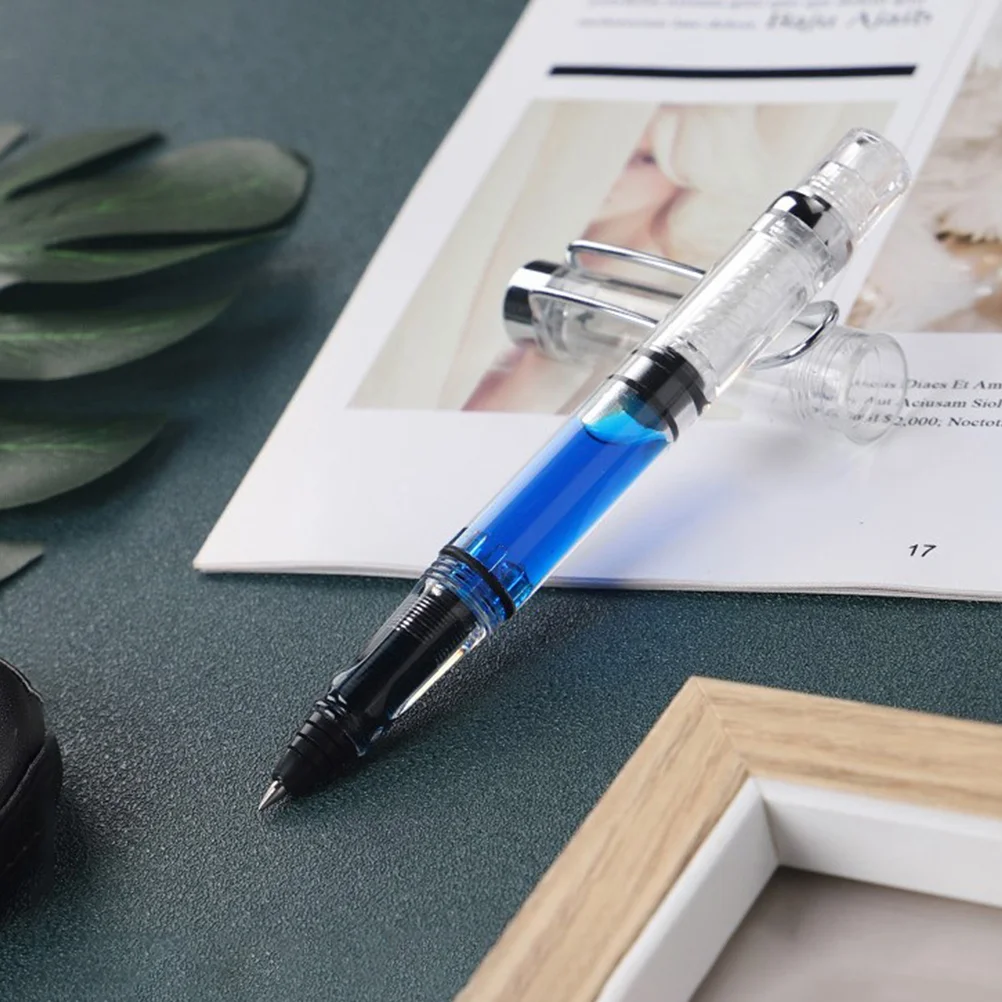 2 Pcs Smooth Writing Pen Portable Ink Pen Calligraphy Pens Ballpoint Pen Gel Pen Writing Supplies Student Stationery Simple Ink - 5