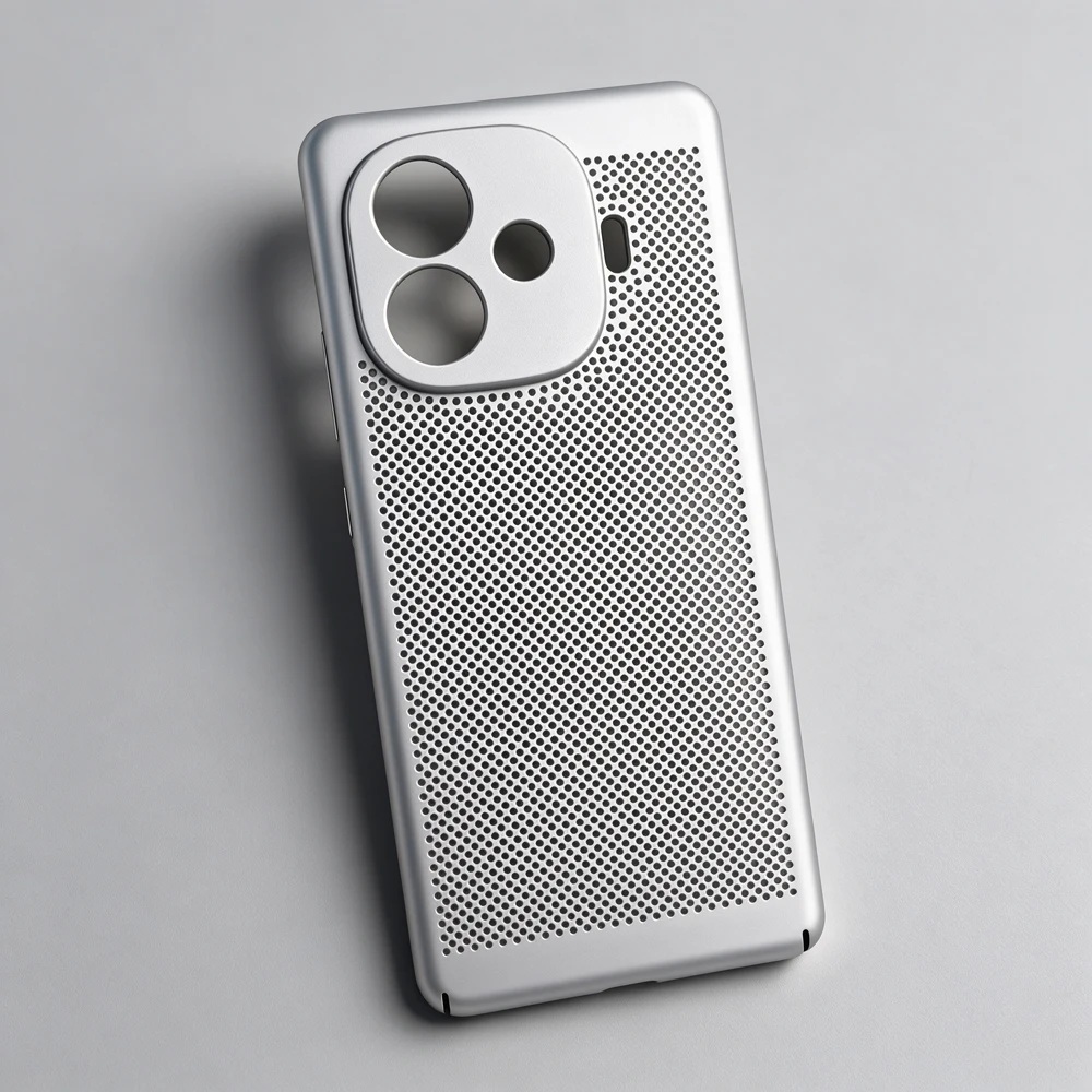Ultra Thin Breathable Mesh Matte Hard Phone Case - Full Protective Cover
