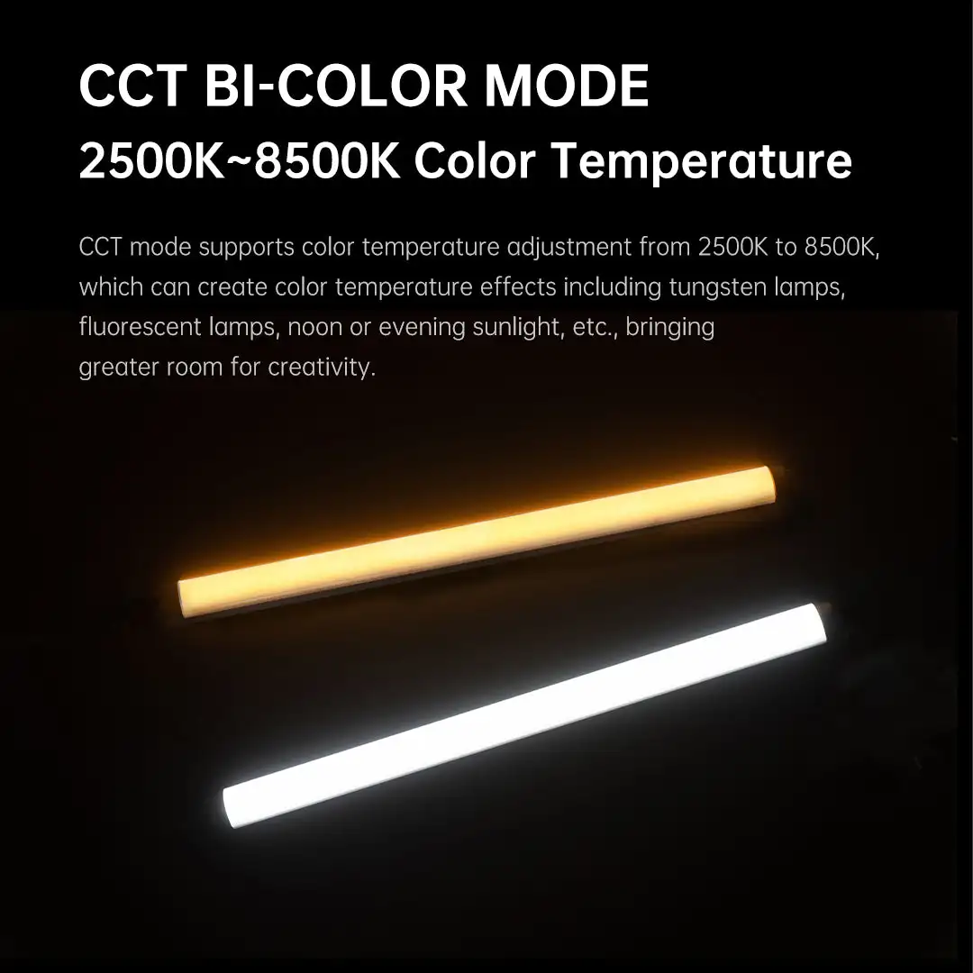 K60 RGB LED Stick Light 20W Handheld Tube Wand Stick 2500K-8500K Photography Lig