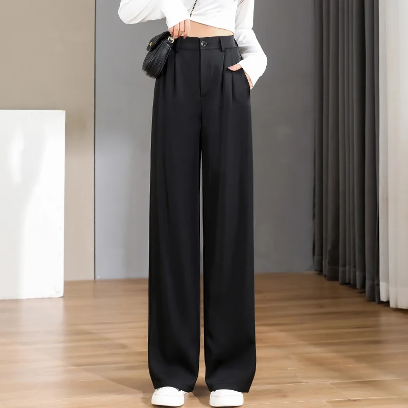 Women'S Loose Spring Summer 2025 New High Waist Wide Legs
