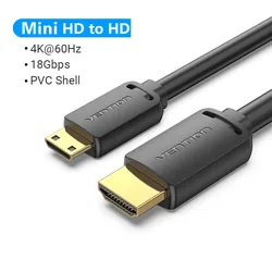 Premium Micro HDMI to HDMI Cable - 4K Ultra HD, Male - to - Male Cord, 2m/3m Length Options - 3m (60Hz Mini HD to HD)