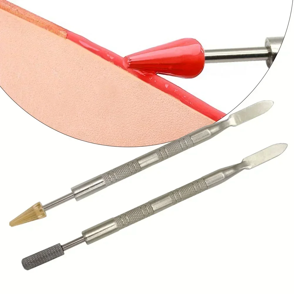 Leather Dual Head Edge Oil Gluing Dye Pen Double-Sided Pen DIY Leather Edge Treatment Tools Durable Glue Handicraft Tool