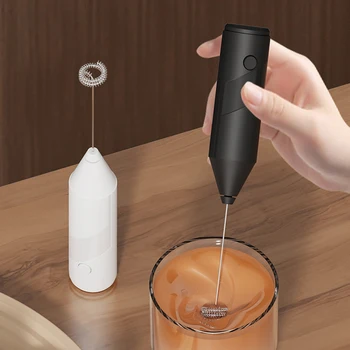 ONEKA Milk Frother Handheld Foam Maker For Lattes Whisk Coffee Cappuccino Frappe Matcha Hot Chocolate Egg Beater Drink Mixer 1