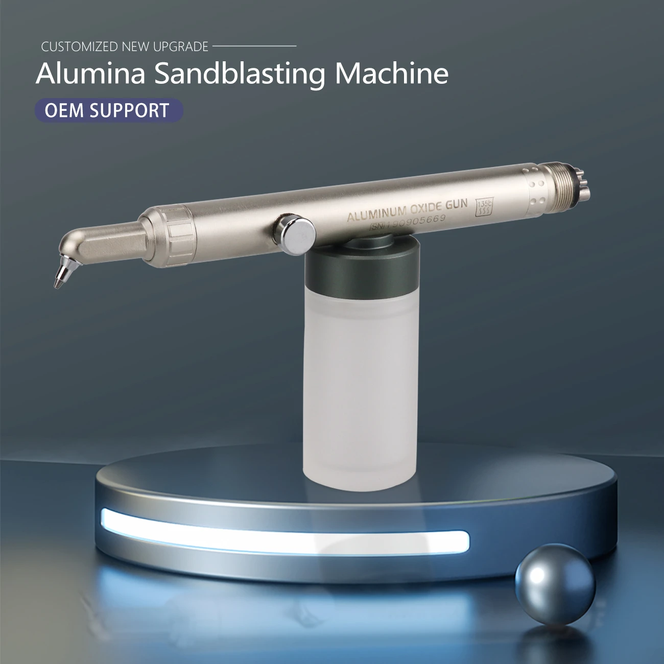 Dental Aluminum Oxide Micro Blaster 2 Or 4hole Interface Microetcher