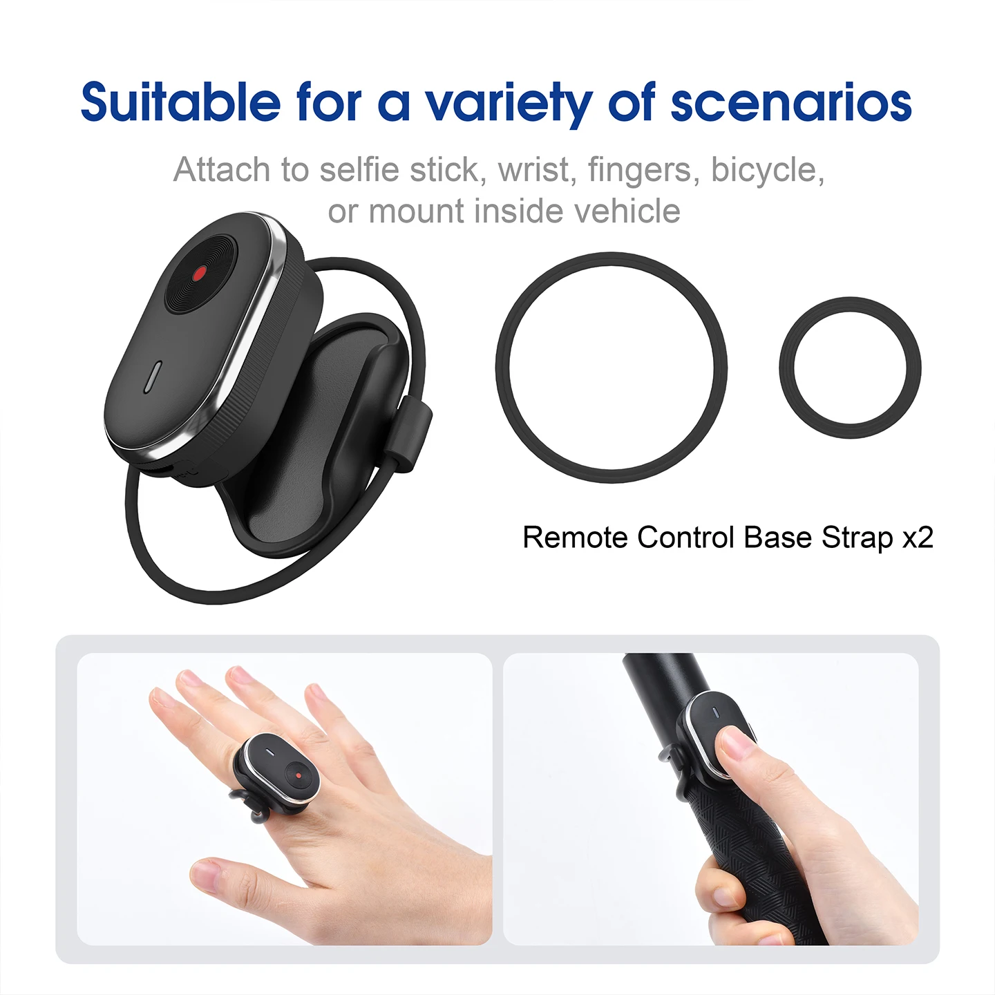 Osmo 360 Camera Bluetooth Remote Control For DJI Action 6 5 Pro 4 Camera Accessories 20M Long Range Wireless Multi Controller