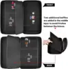 （CASE ONLY)Knife Display Case for 66+ Pocket Knives. Folding Holder, Butterfly Storage Organizer, Knives Roll Collection Pouch 2