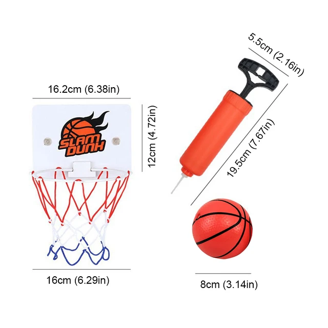 Suction Cup Basketball Hoop with Balls Indoor Basketball Hoop Wall-Mounted Basketball Hoop Basketball Accessories 5