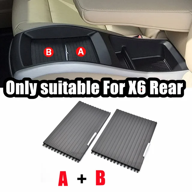 Tenda Avvolgibile Portabicchieri Per BMW X5 X6 E70 E71 E72 2007-2014 - Nero, OEM 51166954943 - Foto 7