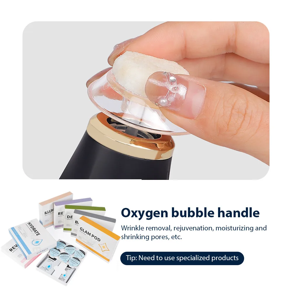 Oxygen Bubble Pen CO2 Oxygen Portable Facial Machine CO2 Gel Facial Skin Care Device Facial SPA CO2 Bubble Oxygen Beauty Machine 3