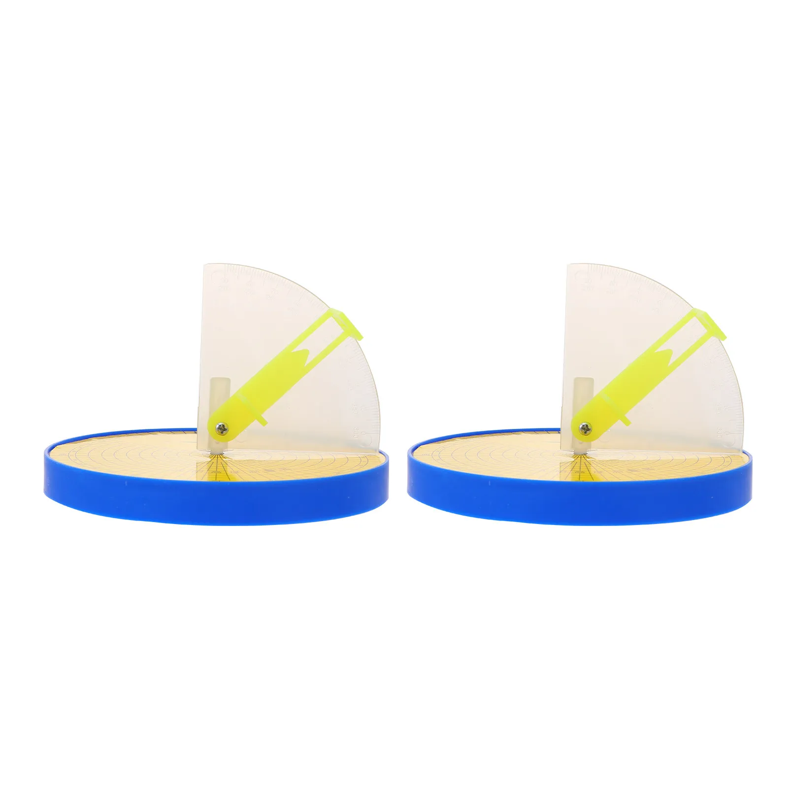 2Pcs 태양 높이 측정기 플라스틱 과학 기기 교육 보조 도구 학교 교육 도구 지리 연구 태양 관찰