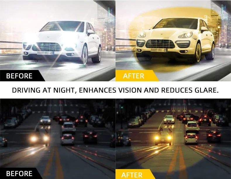 SZTZX Anti-Glare Tag Nacht Vision Photochrome Brille Männer Polarisierte Fahren Angeln Gläser Aluminium Randlose Reitbrille – Detail 11