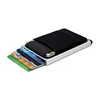 YUECIMIE Slim Aluminum Wallet With Elasticity Back Pouch ID Credit Card Holder Mini RFID Wallet Automatic Pop up Bank Card Case 1