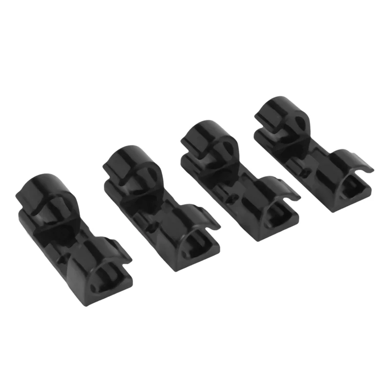 ABBN-60개 와이어 고정 클램프 클립 데스크탑 와이어 정리 클립 홀더 클램프 케이블 클립 장치 USB 코드 클립 홀더 정리함