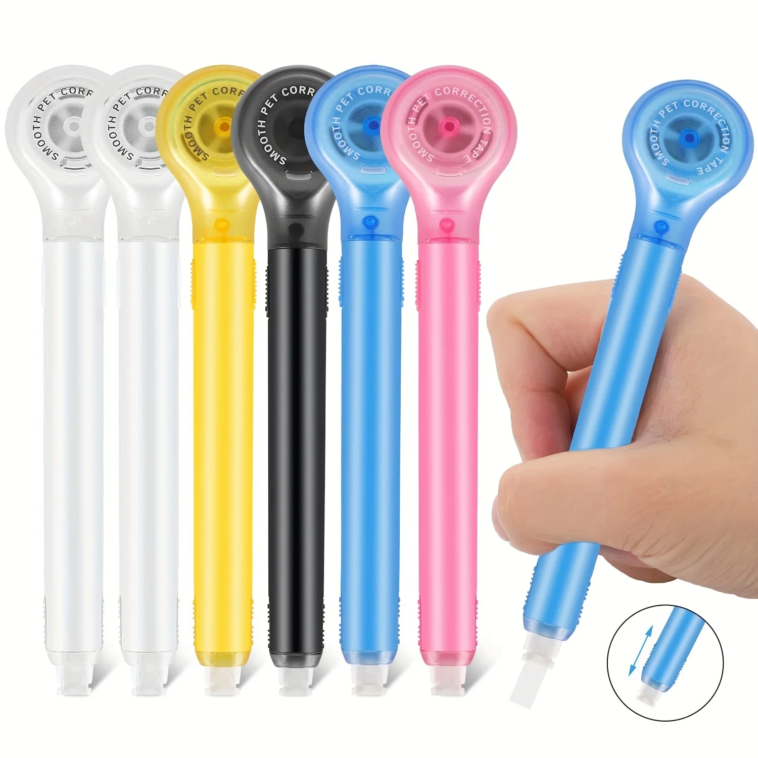 

CorrectionTape Pen Correction Ink Corrector Tape Retractable Correction Writing Tape Eraser For School Office Supplies school