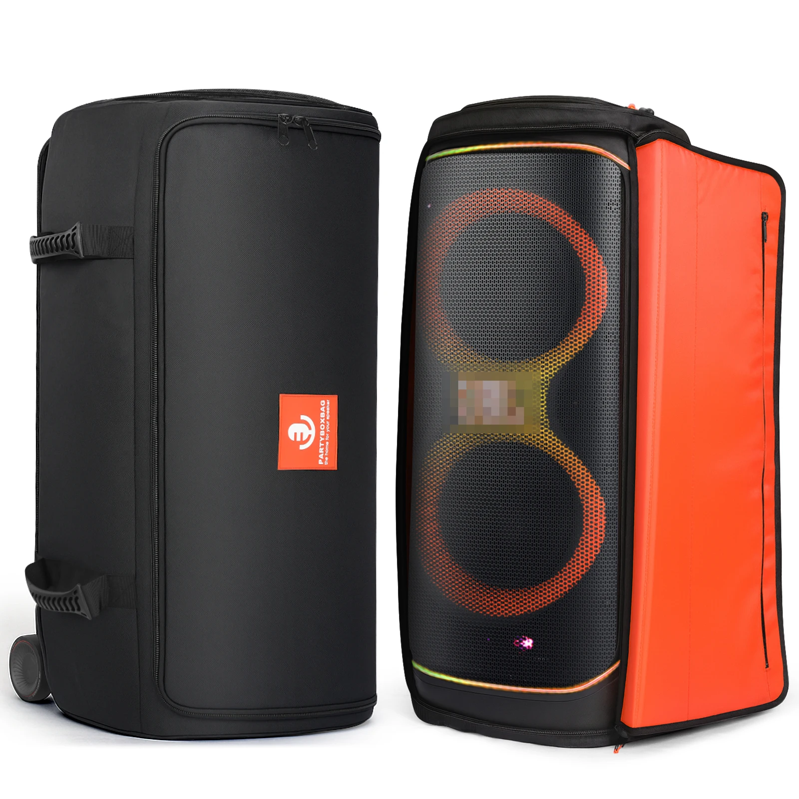 Tragbare Lautsprecher-Staubschutzhülle, Aufbewahrungstasche, wasserdichte Lautsprechertasche ohne Räder, kompatibel mit JBL PartyBox 720, für Reisen im Freien – Detail 9