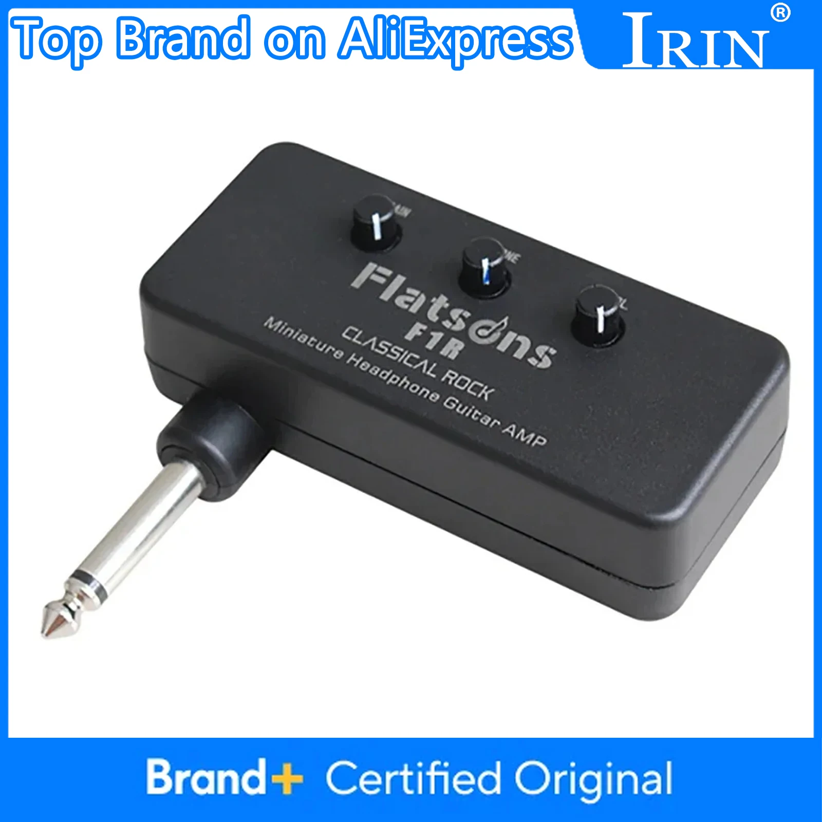 Flatsons F1R Guitar Amplifier Bass Headphone Amplifier Mini Electric Guitar Headphone Parts & Accessories
