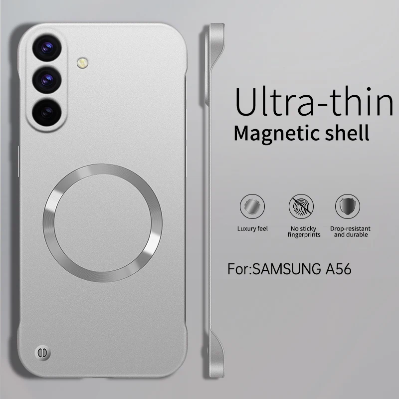 Thin Luxury Frameless Micro-Frosted Magnetic Phone Case - Original Tough Back Cover