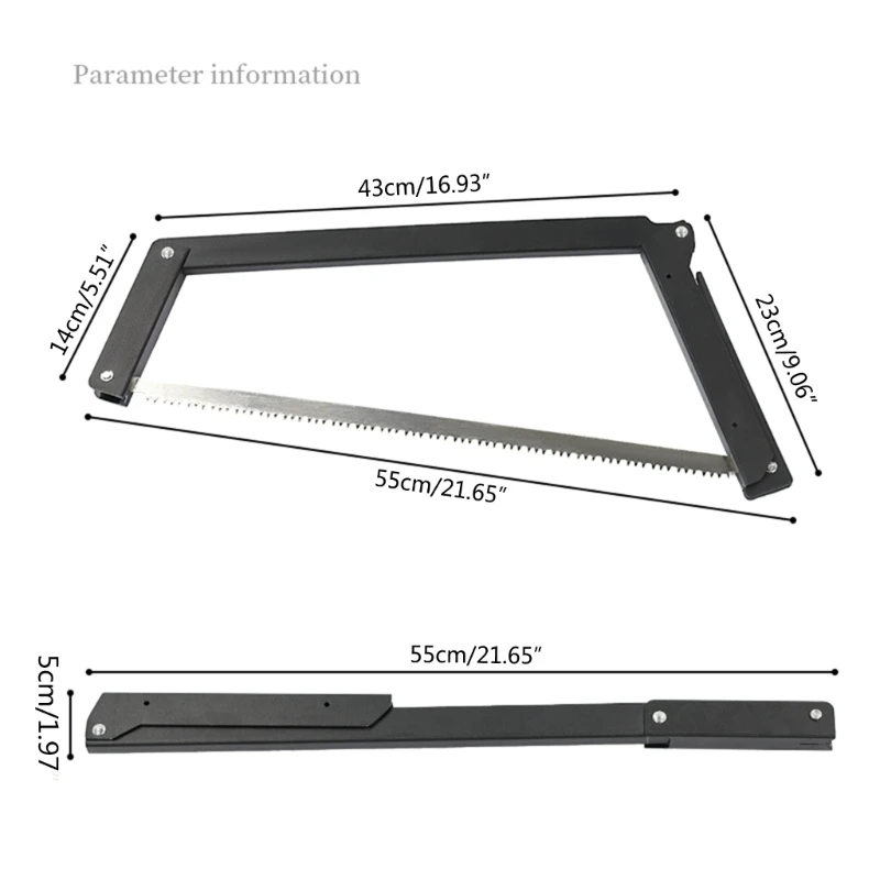GJ Versatile Field Steel Saw for Camping and Hiking Efficient Cutting in Any Outdoor Situation 6