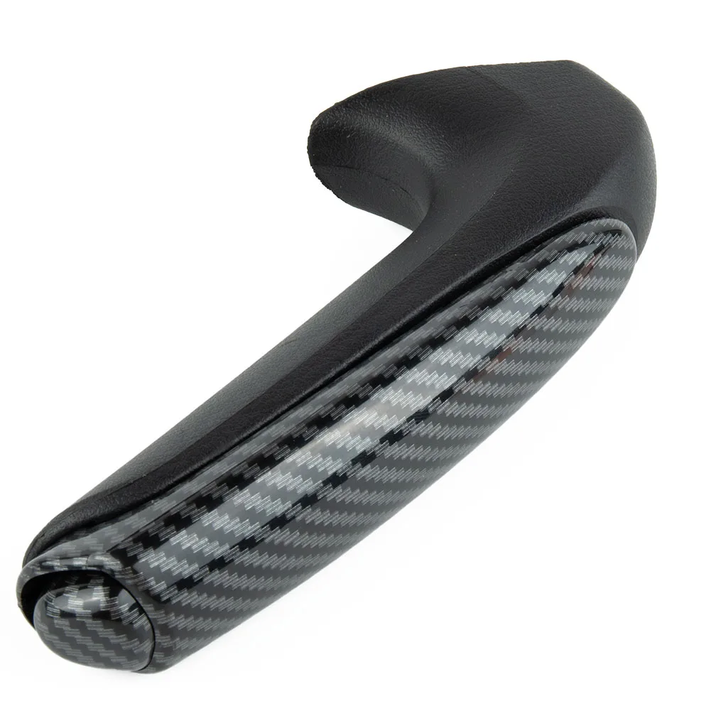 Carbon Fiber Hand Brake Trim Cover For Honda Civic Coupe Sedan 2006-2011 Handbrake Lever Knob Moulding Decal hand brake cover car interior accessories