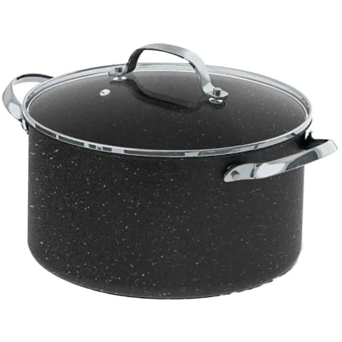 

The Rock by Starfrit 060317-002-0000 6 qt Stockpot with Glass Lid