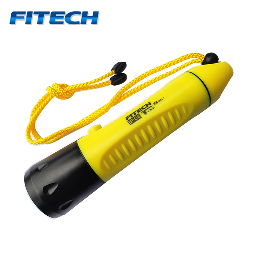 New Genuine FITECH F8 Charging Professional Diving Long Shots LED 800 Lumens  XML T6 LED Flashlight