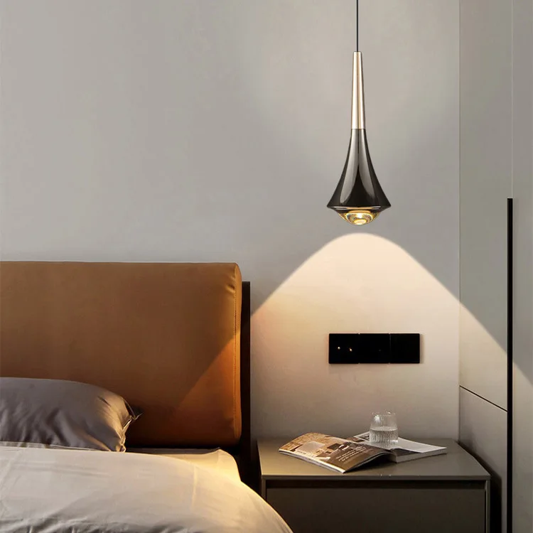 

Small chandelier bedroom bedside modern bar simple and adjustable master bedroom ceiling light room decor pendant lights