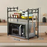 New Kitchen microwave rack Countertop seasoning oven rack Oven Seasoning storage rack Multi-layer storage rack 1