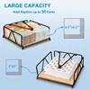 Flat Napkin Holder Metal Kitchen Napkin Holder With Weighted Tension Arm Rustic Tissue Paper Dispenser For Countertop Table 2