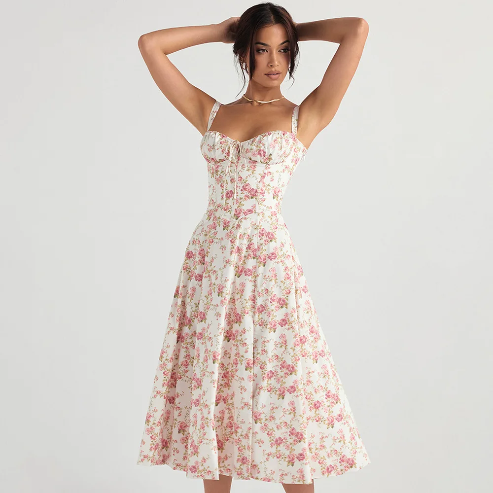 Floral Bustier Midriff｜TikTok Search