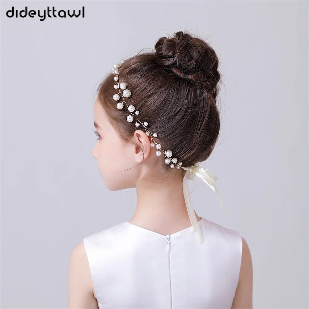 DIDEYTTAWL Delicately Handmade Kids Hairpiece Composed of Tiny Sparkling Elements. This Exquisite Accessory Effortles
