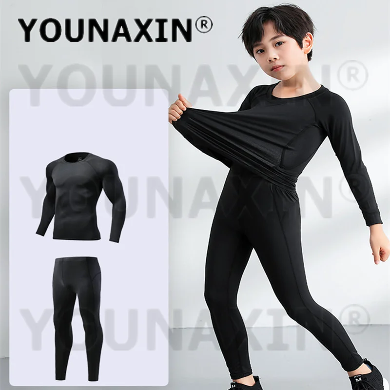 유니섹스 아동 운동복 티셔츠 운동 바지 소년 소녀 농구 어린이 달리기 야외 바지 액티브웨어 S M L XL 2XL