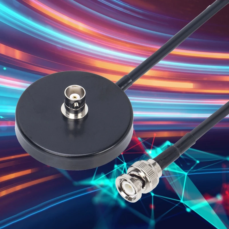 Two Way Radio Antenna Radio Antenna Radio Antenna Base with 5m Cable for g Two Way Base Vertical /Parallel Polarization BNC Connector