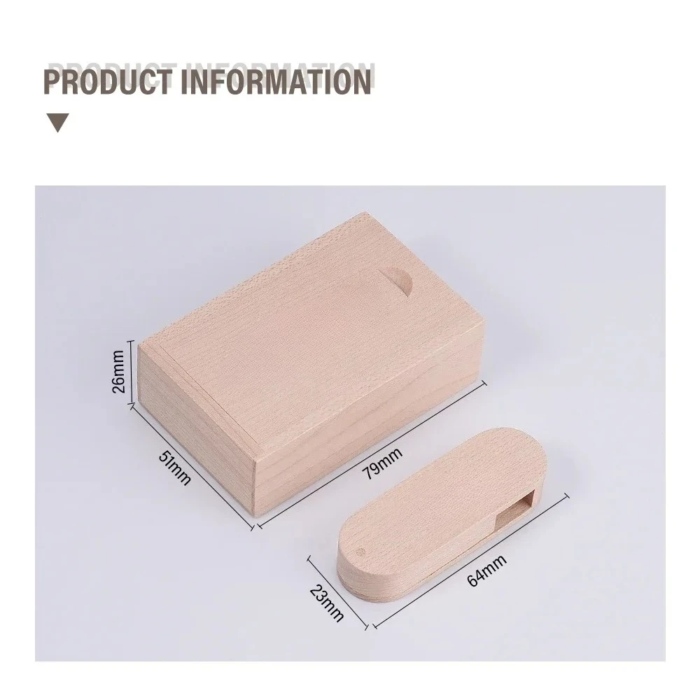 JASTER USB 플래시 드라이브 128GB 나무 상자 펜 드라이브 64GB 크리 에이 티브 선물 메모리 스틱 저장 장치 회전식 펜 드라이브 32GB 16GB 8G