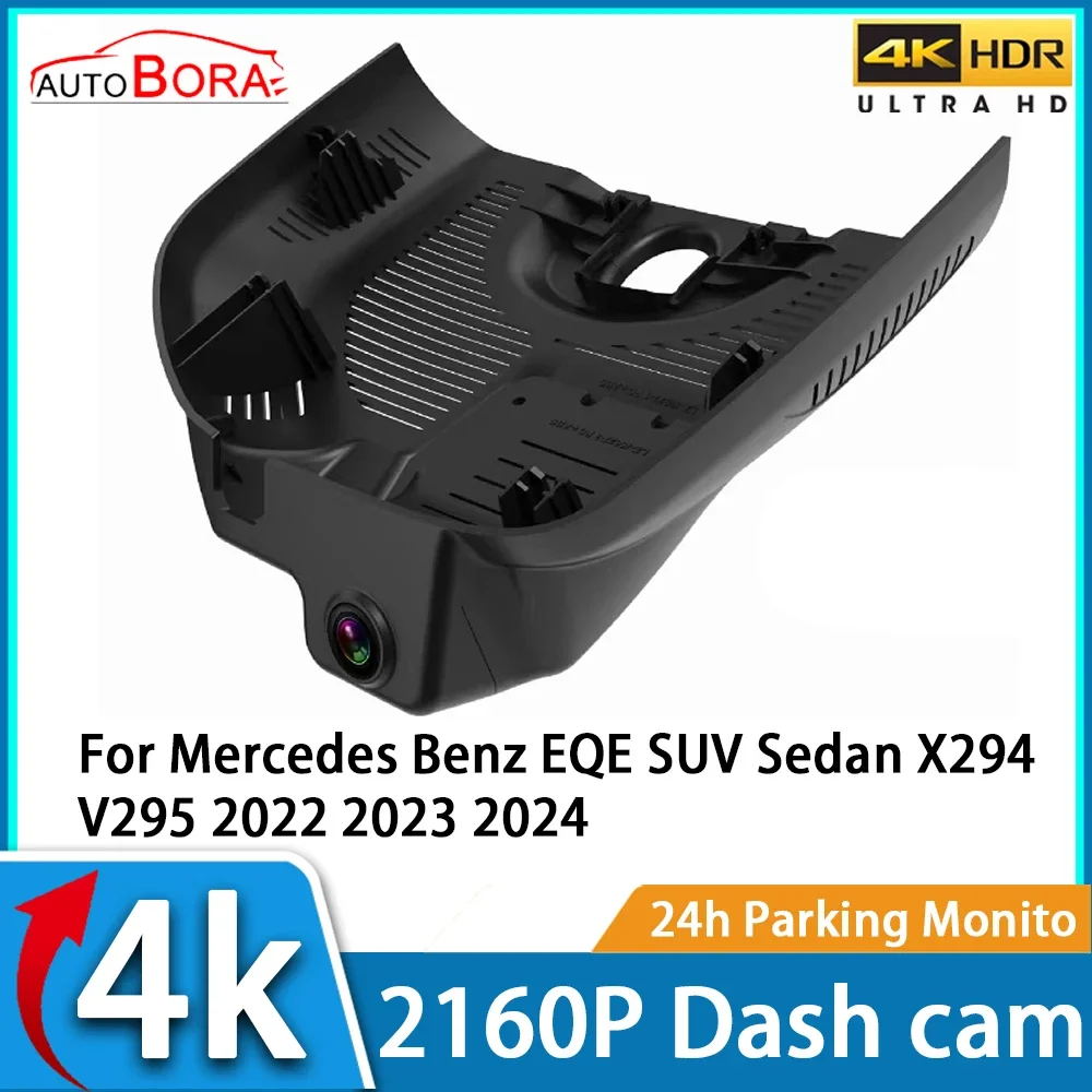 

AutoBora DVR Dash Cam UHD 4K 2160P Car Video Recorder Night Vision for Mercedes Benz EQE SUV Sedan X294 V295 2022 2023 2024