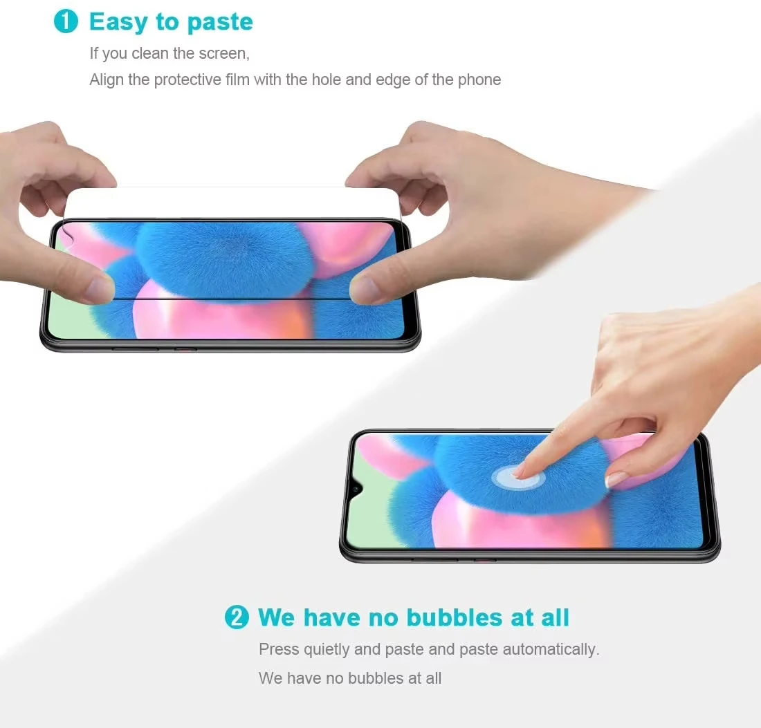3-1Pcs Tempered Glass Screen Protector For Samsung S26 Ultra S25 S24 FE A07 A06 A57 A56 5G A37 A36 A26 A17 A16 A55 A54 A35 A33 5
