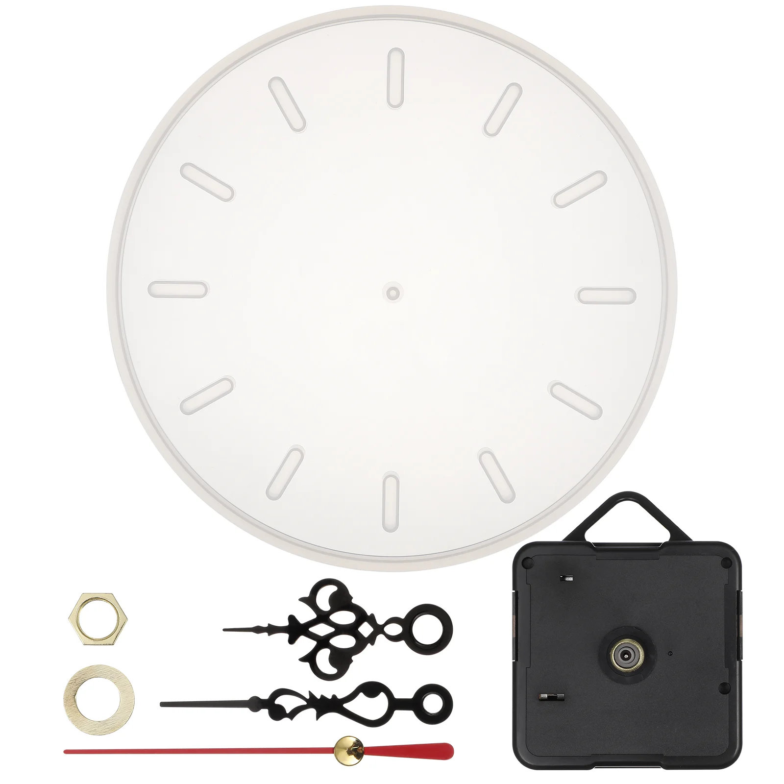 

Resin Template Child Digital Alarm Clock Decor Mold for Round Wall Tabletop DIY Silicone