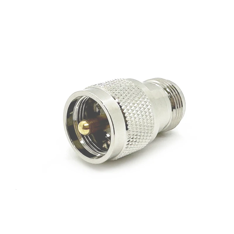 2x UHF-Buchse Auf N-Stecker Adapter - Koaxialadapter Für Antenne, WiFi, Funk (50 Ohm)