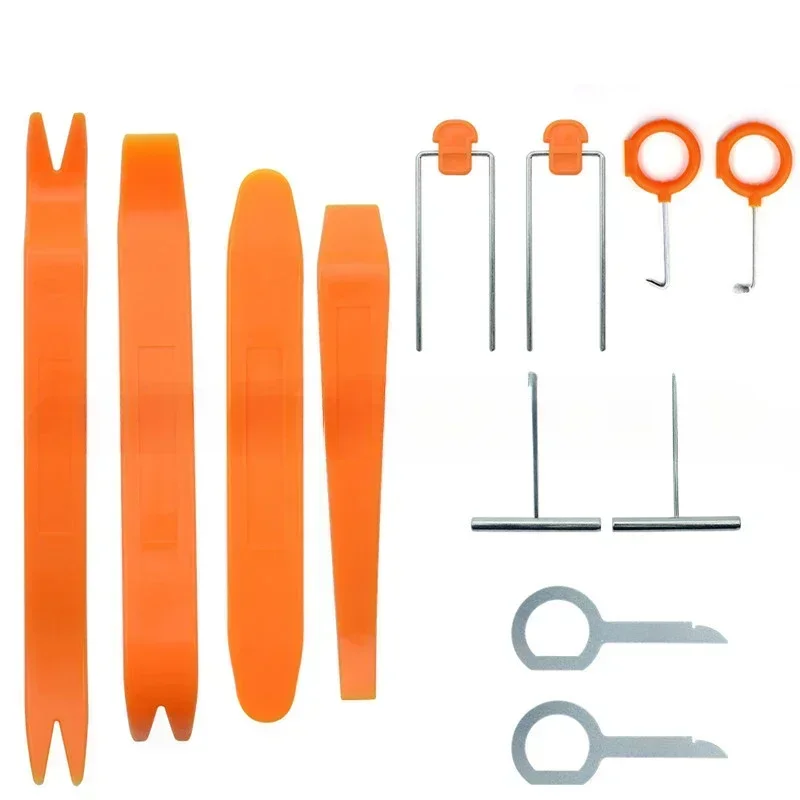 

Plastic Auto Dismantle Tools Kit Car Radio Door Clip Panel Trim Dash Audio Removal Installer Pry Kit Refit Set