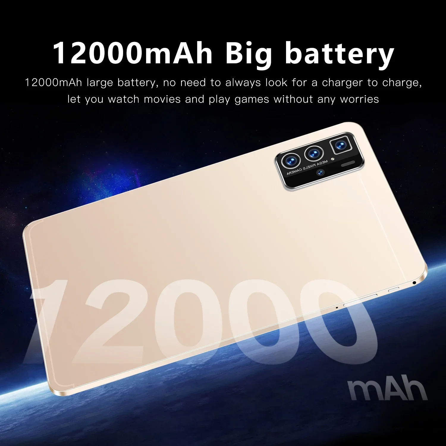 Tablet PC Android 12 16GB 1TB Dual SIM 10 Core WPS GPS Bluetooth 5G Network Phone Call Mi Pro 14