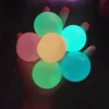 1/10Pcs Luminous Balls High Bounce Glow in the Dark Ball Sticky Wall Home Stress Relieve Toy Decompression Squeeze Toys Party 3